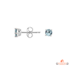 Boucles d'Oreilles Pierre de Couleur Agua Argent 925/°° - Carla Nogueres Garantie 2 ans