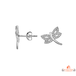Boucles d'oreilles Libellule Carla Nogueres en argent 925/°°, garantie 2 ans