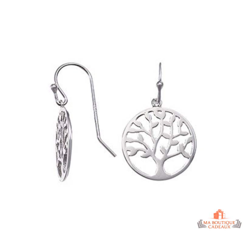 Boucles d'Oreilles Arbre de Vie Carla Nogueres Garantie 2 ans