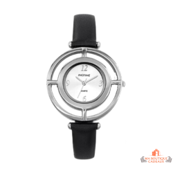 Montre Femme Inotime - Design Unique avec Bracelet Synthétique Noir - Garantie 2 Ans