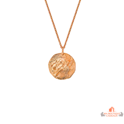 Collier pendentif Lion en plaqué or - Carla Nogueres, garanti 2 ans.