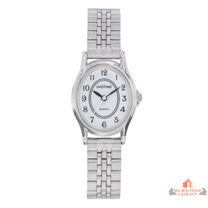 Montre Femme Inotime avec Bracelet Métal Argenté - Garantie 2 ans