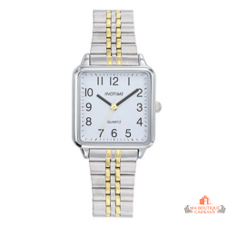 Montre Femme Inotime avec Bracelet Métal Bicolore - Garantie 2 ans