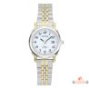 Montre Femme Inotime avec bracelet métal bicolore, cadran blanc, et garantie 2 ans