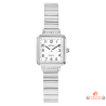 Montre femme Inotime avec bracelet métal argenté et cadran blanc - Garantie 2 ans