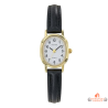 Montre femme Inotime avec bracelet synthétique noir et cadran blanc - Garantie 2 ans