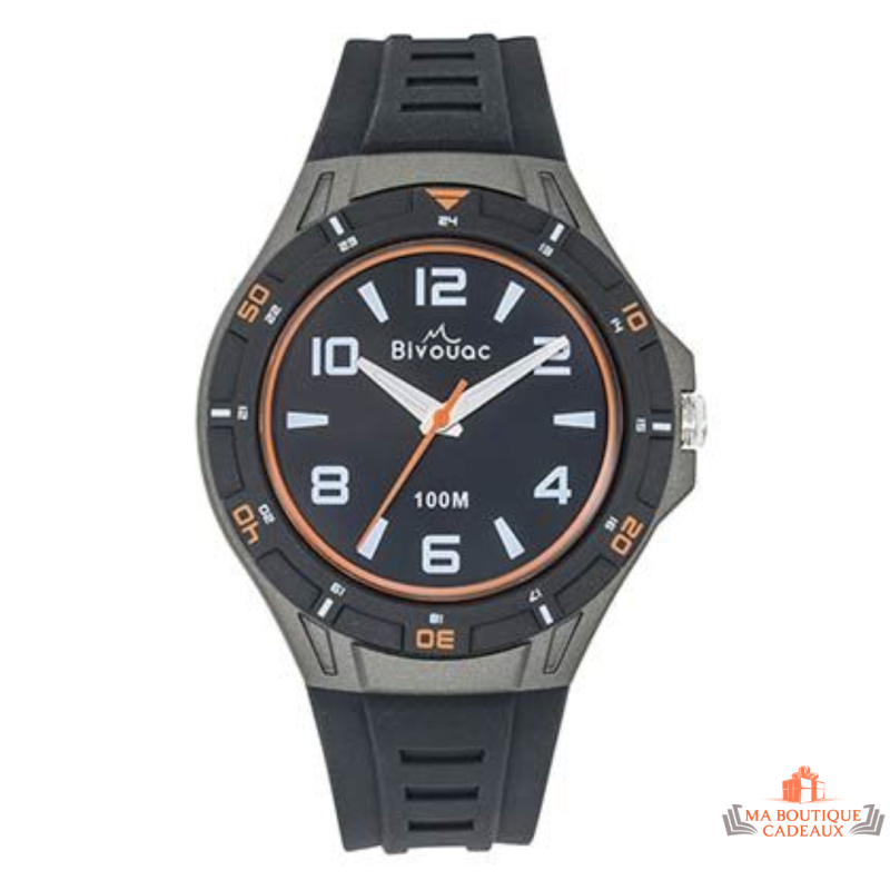 Montre Homme Digitec (Inotime) – Bracelet Silicone Noir, Garantie 2 Ans