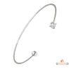 Bracelet Solitaire en argent 925/°° avec zirconium - Carla Nogueres - Garantie 2 ans.