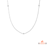 Collier pendentif solitaire en argent 925/°° Carla Nogueres, Garantie 2 ans