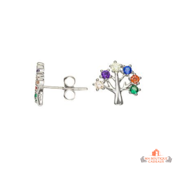 Boucles d’oreilles arbre de...