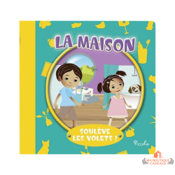 Couverture du livre "La Maison" de la collection "Soulève les volets !"