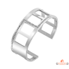 Bracelet Femme en Acier Argenté avec Strass – Carla Nogueres | Garantie 2 ans