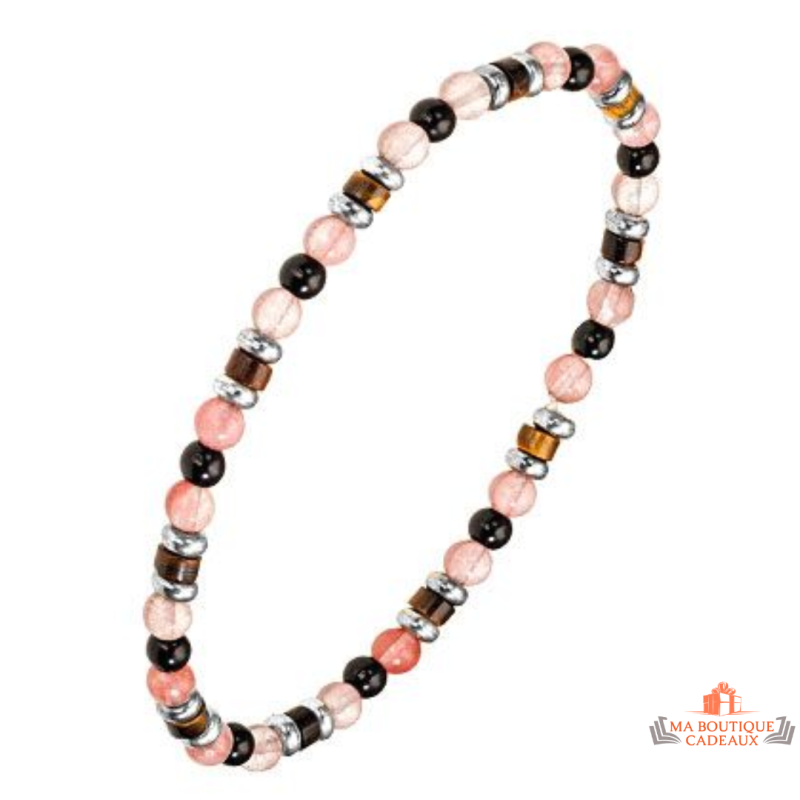 Bracelet Extensible Fantaisie Perles Watermelon Crystal – Carla Nogueres | Garantie 2 ans