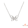 Bijou papillon en argent serti de pierres en oxyde de zirconium – Carla Nogueres – Femme