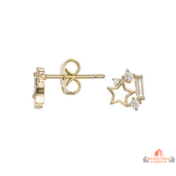 Boucles d’oreilles étoile plaqué or Carla Nogueres