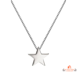 Collier en argent pendentif étoile – Carla Nogueres – Femme – 42+3 cm