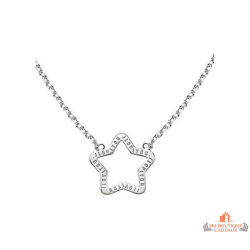 Collier pendentif étoile en argent Carla Nogueres