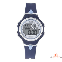 Montre LCD Inotime unisexe bleu foncé étanche 10 ATM