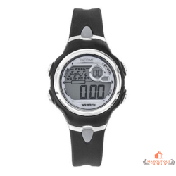 Montre LCD Inotime unisexe noire étanche 10 ATM