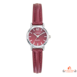 Montre femme INOTIME cadran rouge bracelet rouge analogique