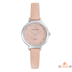 Montre femme INOTIME beige 26,5mm cadran soleillé bracelet beige