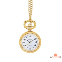 Montre infirmière INOTIME à gousset 27 mm dorée
