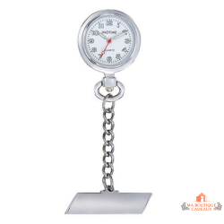 Montre infirmière INOTIME 27 mm blanche lumineuse