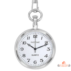 Montre à gousset homme INOTIME 45 mm blanche IPS