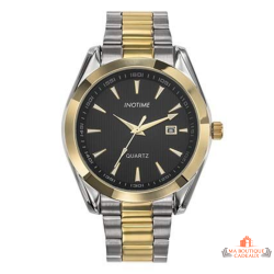 Montre homme INOTIME 42 mm noir bicolore date