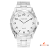 Montre homme INOTIME 43 mm blanche argentée