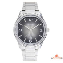 Montre homme INOTIME MIYOTA 2115 date cadran noir bracelet acier 40 mm garantie 2 ans