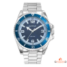 Montre homme INOTIME bleu foncé acier 43 mm aiguilles lumineuses garantie 2 ans