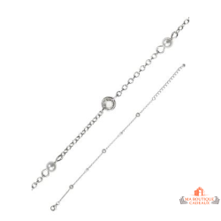 Bracelet perles eau douce argent 925 femme Carla Nogueres élégant garantie 2 ans