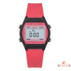 Montre digitale DIGITEC rose et noir étanche 5 ATM garantie 2 ans