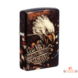 Briquet Zippo Harley Davidson aigle design moto premium garanti à vie