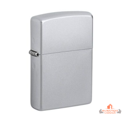 Briquet Zippo classique argent satiné finition douce design sobre garanti à vie