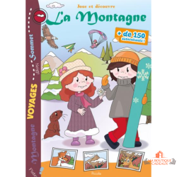 Livre enfant Joue et découvre la montagne illustrations couleur Piccolia