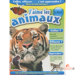 Livre enfant J’aime les animaux activités 3-6 ans Boréal
