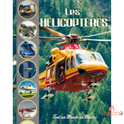 Livre enfant hélicoptères photos aviation véhicules