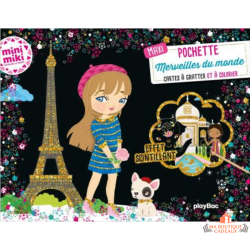 Cartes à gratter merveilles du monde activité enfant créative