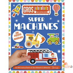 Livre autocollants machines enfant activité jeux éducatif