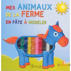 livre animaux ferme pate a modeler enfant activite creative