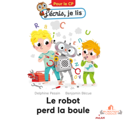 Livre enfant robot apprendre à lire écrire humour Quentin Victor robot drôle