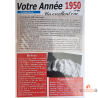 Carte année de naissance 1950 événements historiques et célébrités