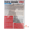 Carte année de naissance 1964 événements historiques et célébrités