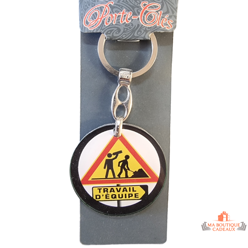 porte clés travail equipe humour 4.5 cm cadeau collegue