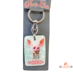porte clés trognon cochon 5 cm cadeau mignon original pas cher