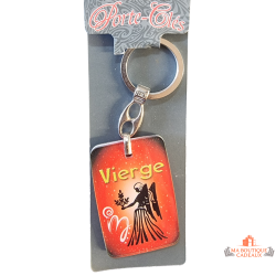 porte clés vierge astrologie 5 cm signe zodiac cadeau original