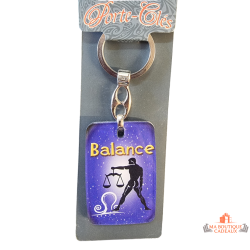 porte clés balance astrologie 5 cm signe zodiac cadeau original