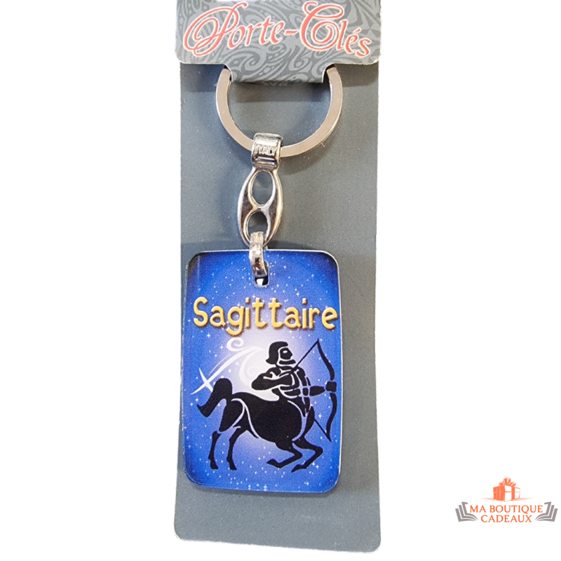 porte clés sagittaire astrologie 5 cm signe zodiac cadeau